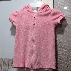 Ruffle Butts Pink Kids Swim Coverup